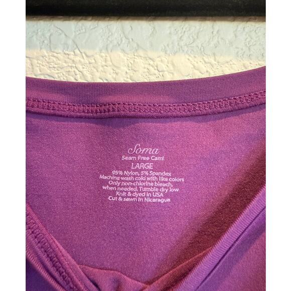 SOMA Seamfree Cami Purple L - Picture 3 of 4